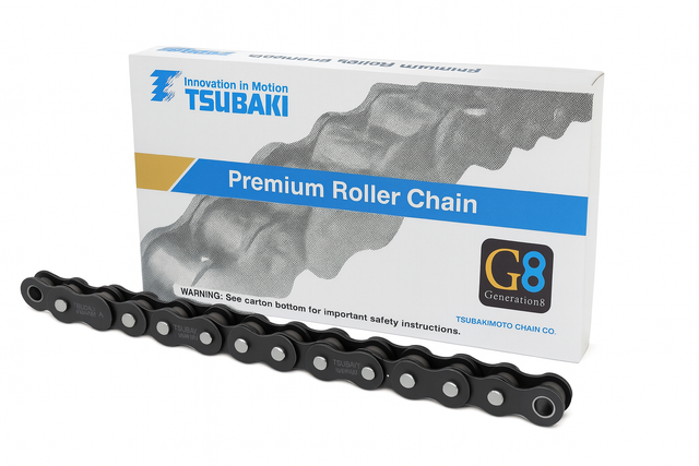 TSUBAKI ANSI G8 ASA60-2 Duplex Roller Chain (3.05m Box)