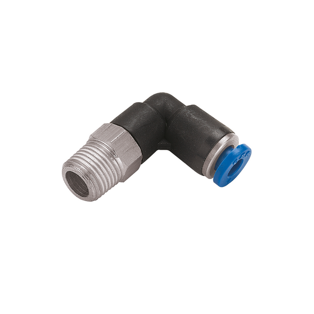 04MM OD X M6 METRIC MALE STUD ELBOW