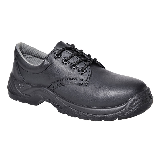 Portwest Composite Action Leather Low Shoe S1PS SR Black - FC14