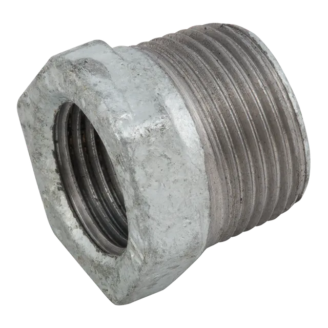 EE 3/8" X 1/4" BSPT/P Male/Female Bush Galvanised