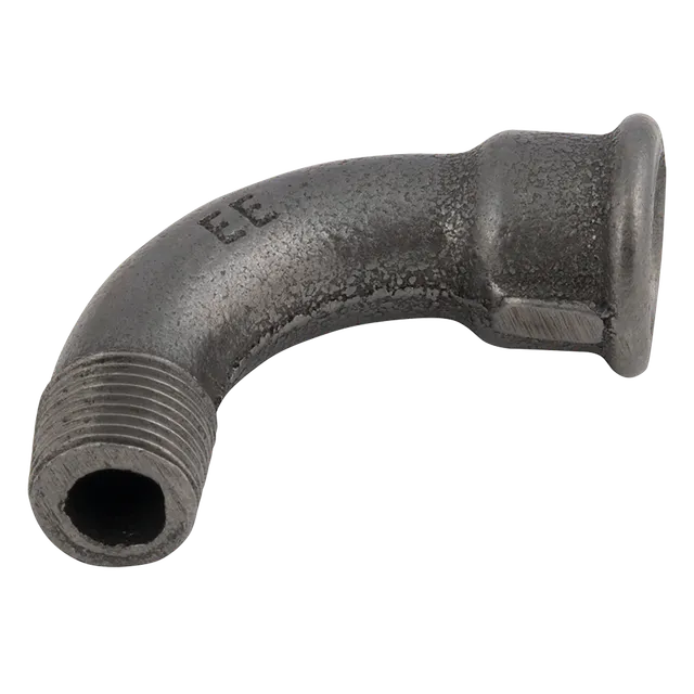 EE MXF BSPT X BSPP 90° Bend (Black)