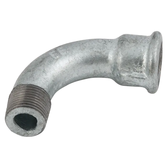 EE MXF BSPT X BSPP 90° Bend (Galvanised)