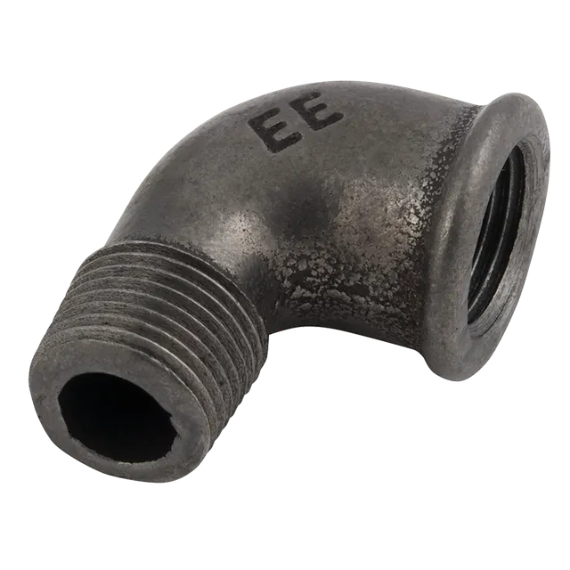 EE MXF BSPT X BSPP 90° Elbow (Black)