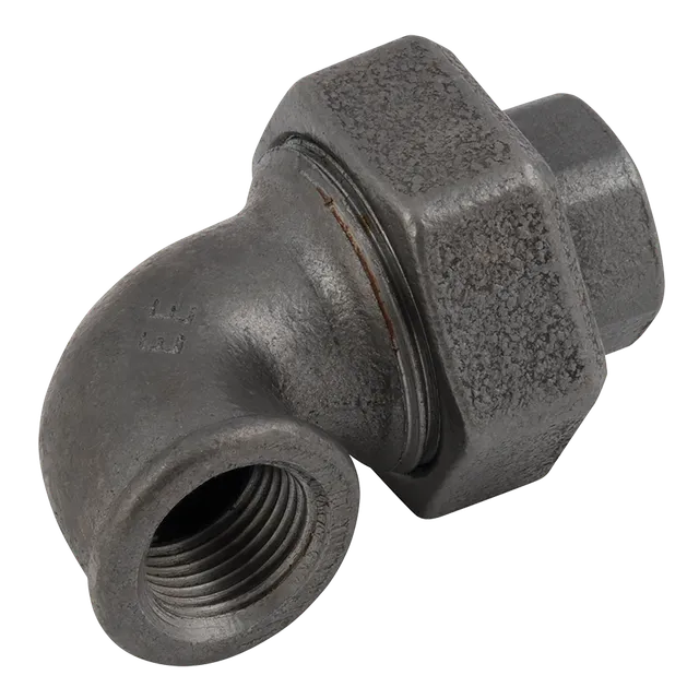 EE BSP MXF 90° Union Tapered Elbow Galvanised