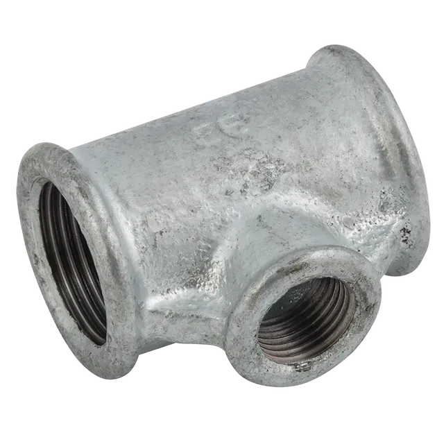 EE 1" X X 1" BSP Unequal Tee 90 Galvanised