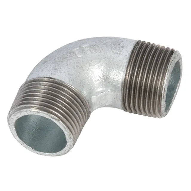 EE Galvanised Equal Male Elbow BSPT