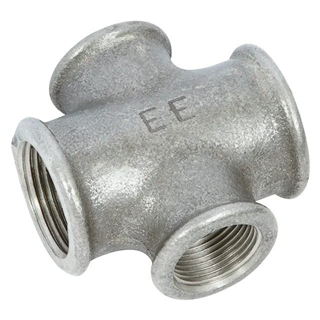 EE Galvanised Unequal Cross BSPP