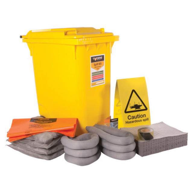 TYGRIS 2-Wheeled Maintenance Spill Kit 210 Litre