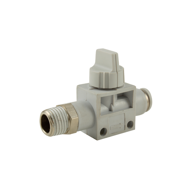 10MM X 1/4" BSPT X TUBE GREY B.VALVE