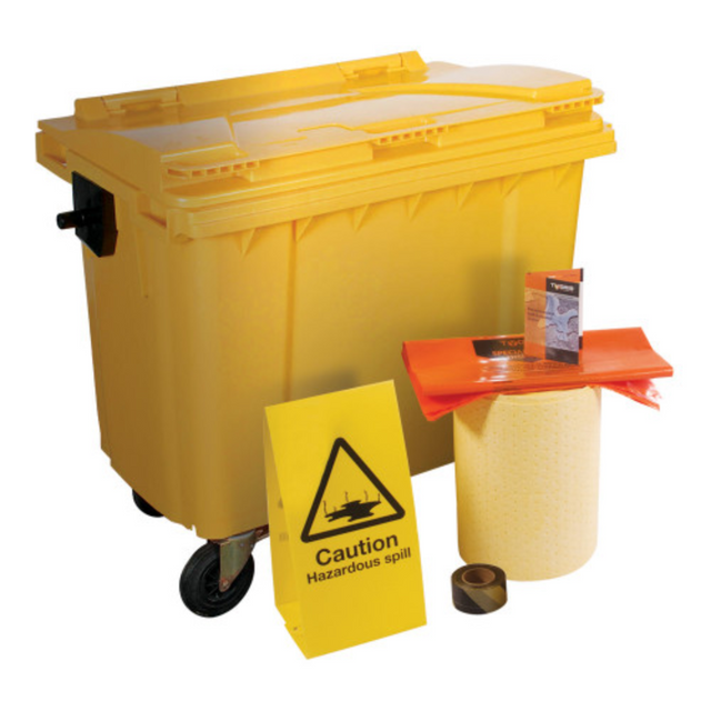 TYGRIS 4-Wheeled Chemical Spill Kit 1000 Litre