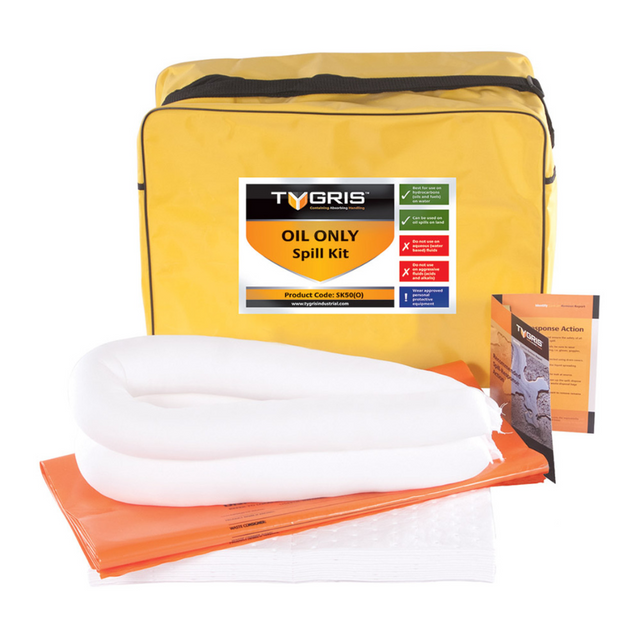 TYGRIS On-The-Go Oil Only Spill Kit 50 Litre