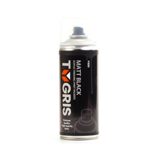 TYGRIS Matt Black Paint (RAL9005) 400 ml
