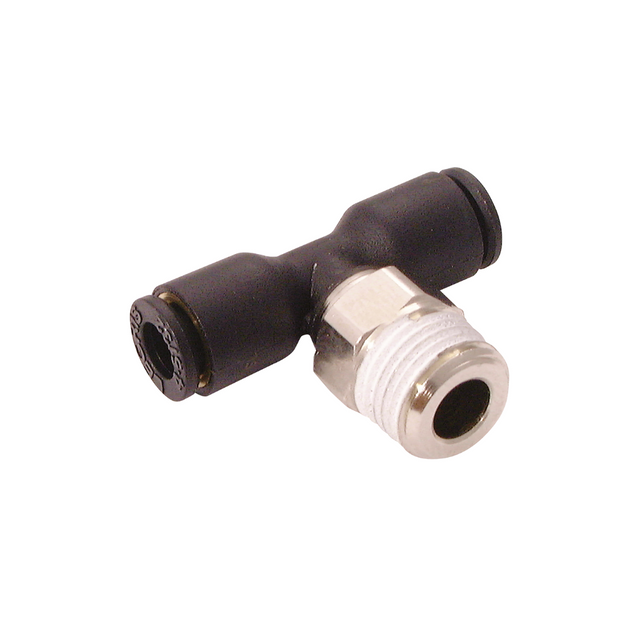 10MM X 1/4" MALE STUD BRANCH TEE