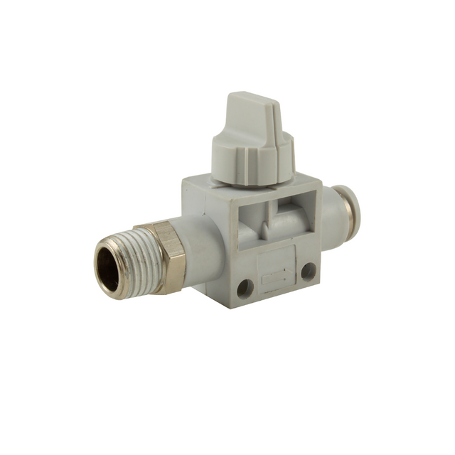 06MM X 1/4" BSPT X TUBE GREY B.VALVE