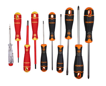 B219.110 BAHCOFIT XL Screwdriver Set, 10 Piece