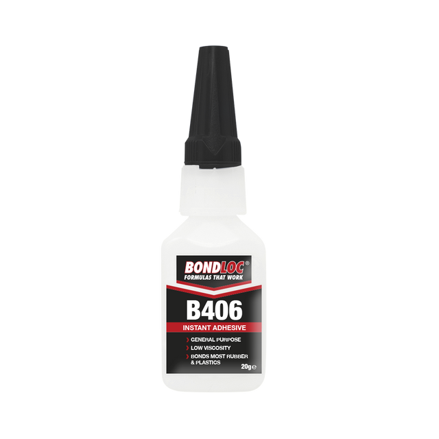 Bondloc Rubber & Plastic Instant Adhesive B406 x 20g