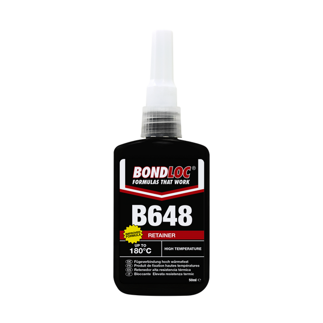 Bondloc High Temp Retainer B648 x 10ml (Box of 6)