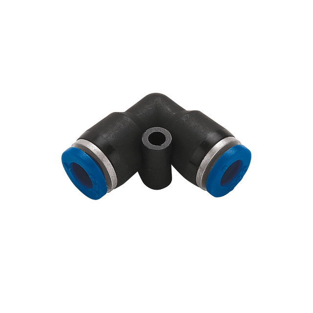 ELBOW UNION 16MM-BLACK PLASTIC