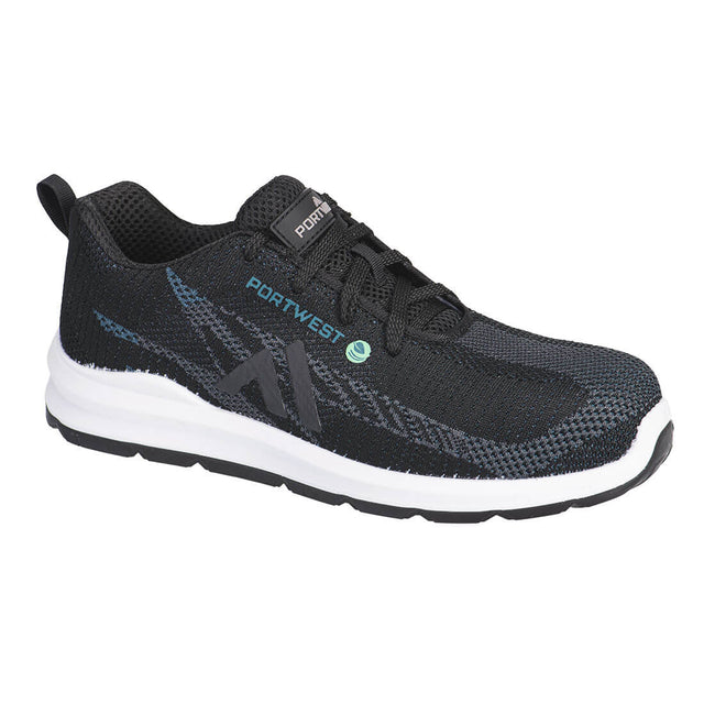 Portwest Flynite Trainer S1PS SR FO Black/Blue - FC06