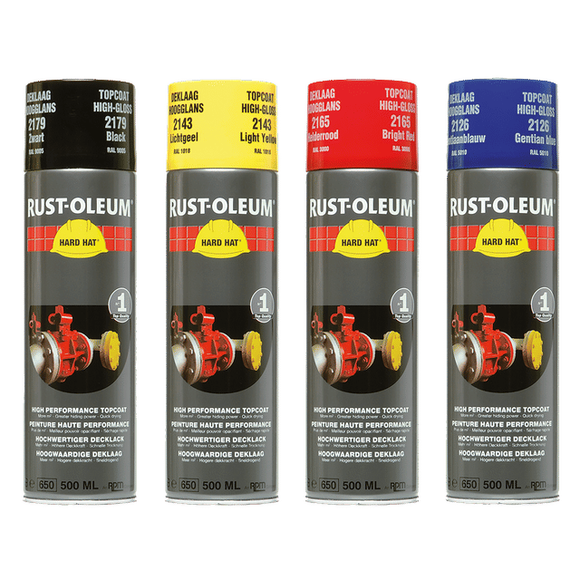 Rustoleum Hard Hat Topcoat Sprays