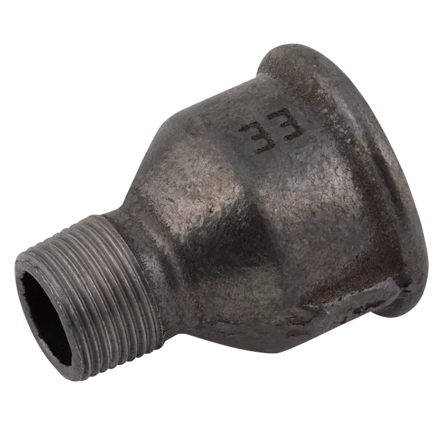 EE Black Female X Male Reducer 3/4" Female X Male