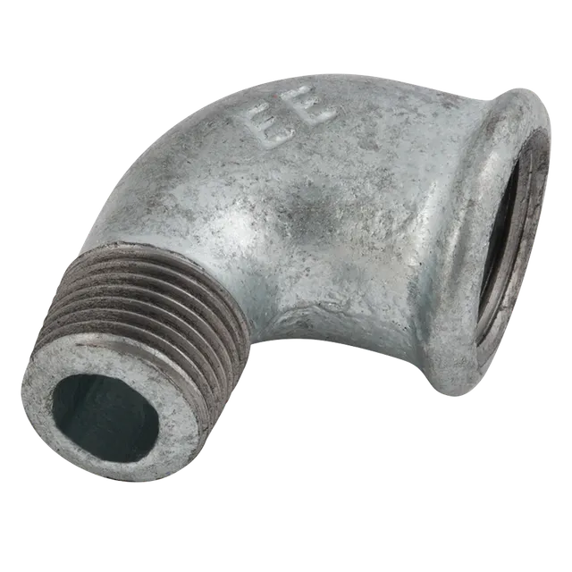 EE Black Unequal Street Elbow 3/8" Male X 1/2" Female