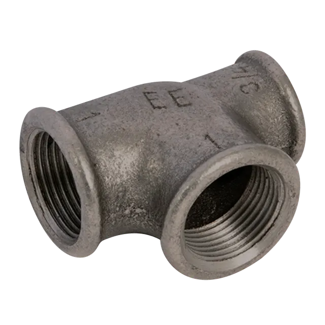 EE Black Tee Reducing On Run 1/2" X 1/2" X 3/8"