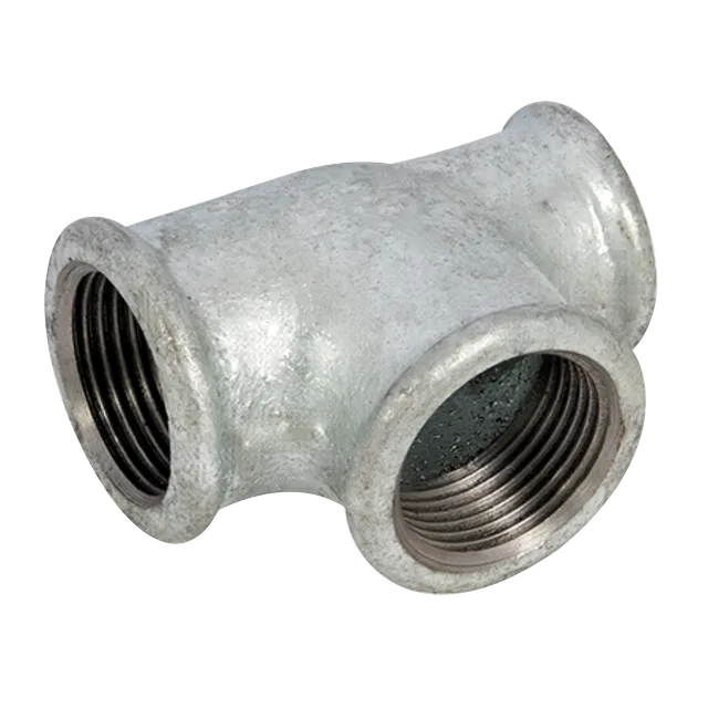 EE Galvanised Tee Reducing On Run 3/4" X 3/4" X 1/2"