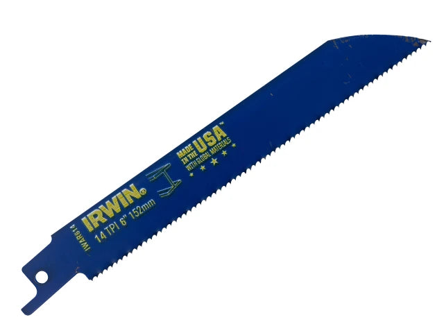 IRWIN 614R Sabre Saw Blade Metal Cutting 150mm 14 TPI (Pack 5)