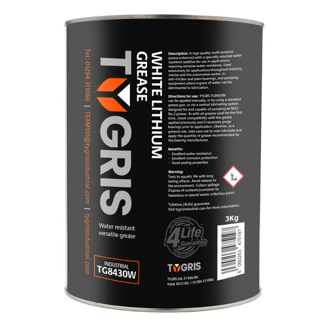TYGRIS White Lithium Grease 3 Kg