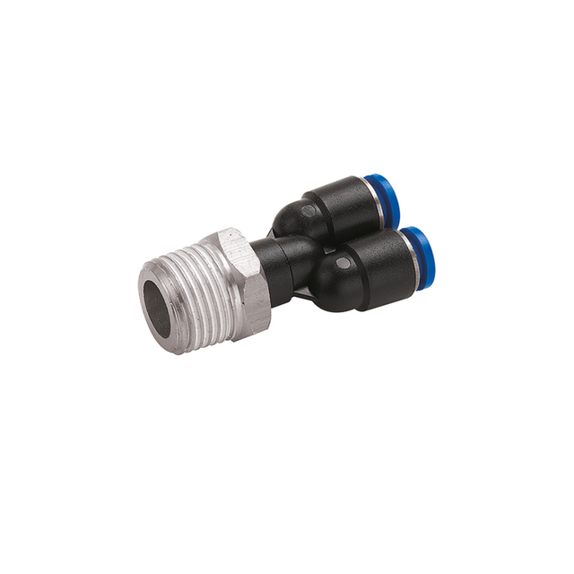 12MM OD X 1/2" BSPT MALE Y STUD PUSH-IN