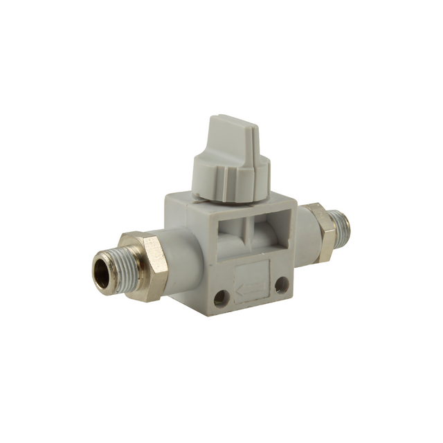 1/8" X 1/8" BSPT GREY B.VALVE