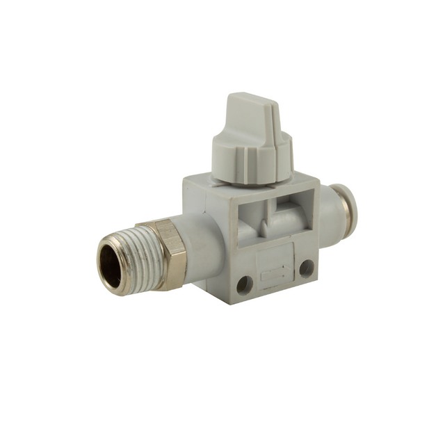 08MM X 3/8" BSPT X TUBE GREY B.VALVE