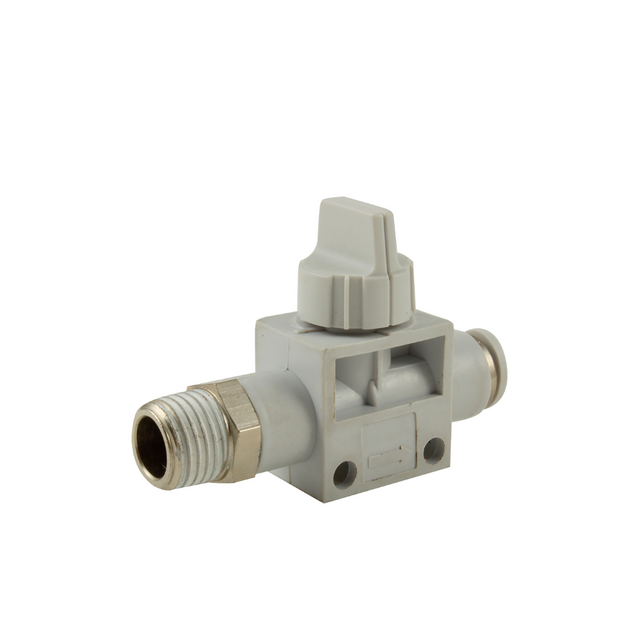 12MM X 1/4" BSPT X TUBE GREY B.VALVE