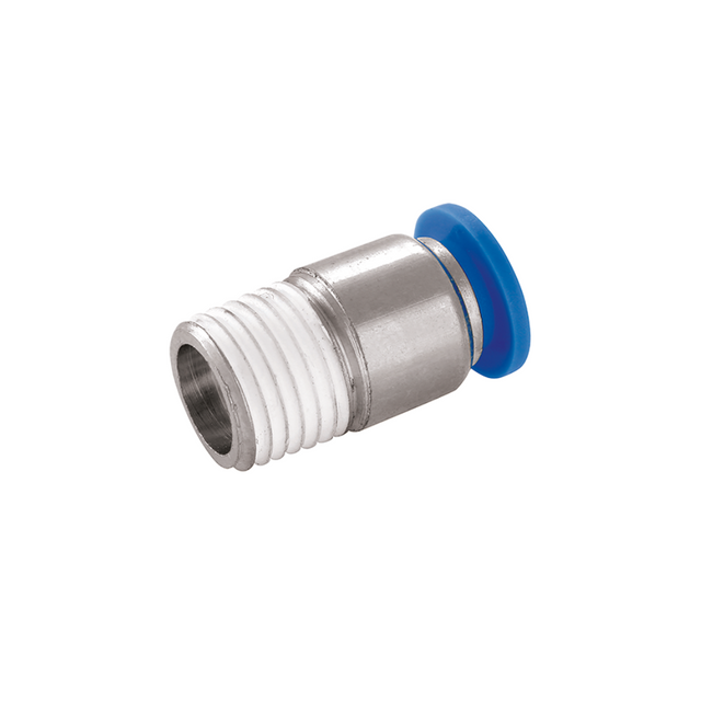 MALE ROUND STRAIGHT STUD 4MM X M6